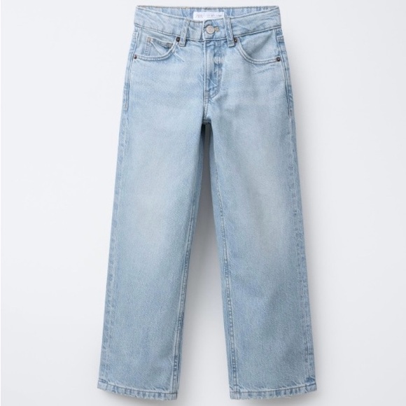 Zara Denim - Zara Women’s Light Blue Denim Straight Leg Jeans Size 2/Waist 25